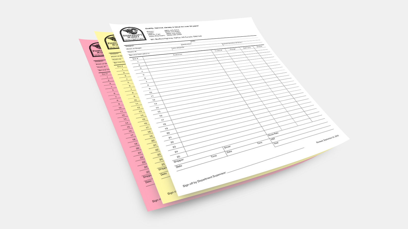 Carbonless Forms 3 Sheets - Image 2