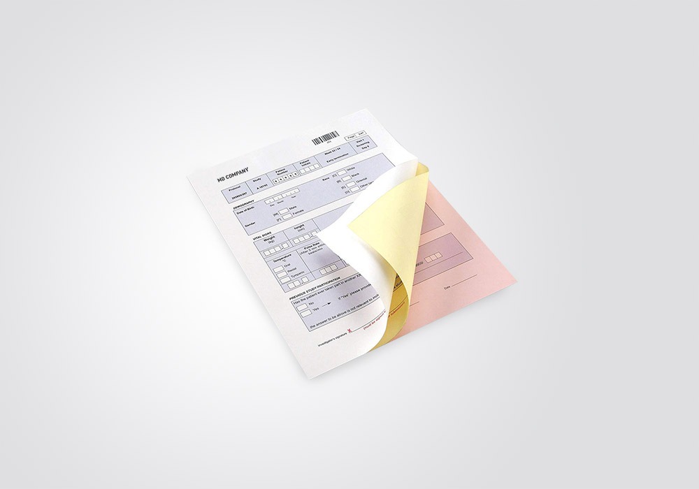 Carbonless Forms 3 Sheets